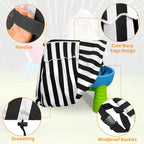 Akefit Kids Water Table Cover Fit Rain Showers Splash Pond Water Table, Waterproof Dustproof Outdoor Toys Cover For Water Table For Toddlers 1-3 - Black White (Cover Only)