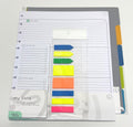 Talia Discbound Notebook Refills (Weekly Undated Org Kit - Horizontal, Letter (8.5In X 11In))