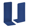 Acrimet Jumbo Premium Metal Bookends 9' (Heavy Duty) (Deep Blue Color) (1 Pair)