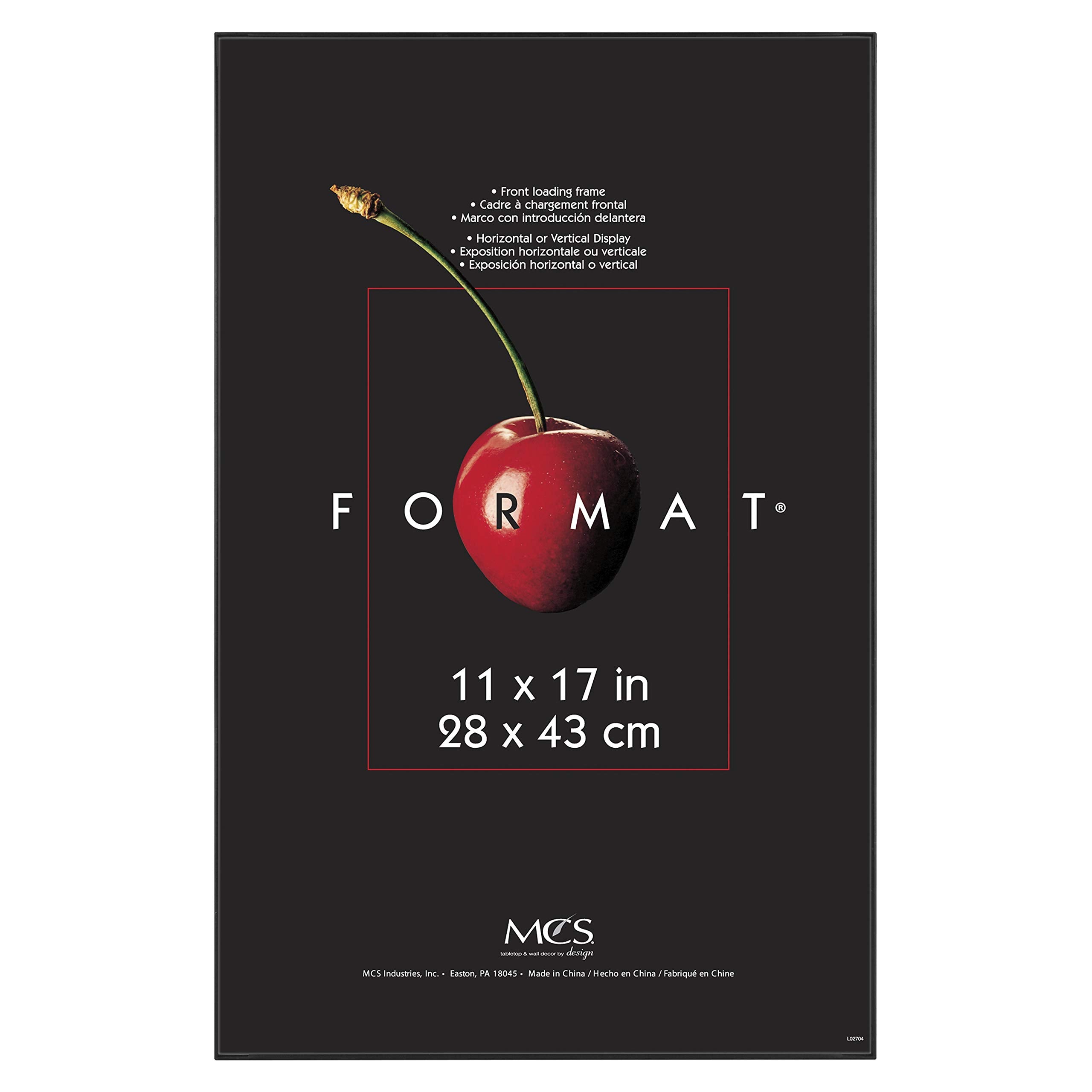 MCS Format Frame, Black, 11 x 17 in, Single