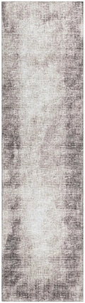Addison Rugs Rylee Ary31 Brown Washable 2'3" X 7'6" Indoor Outdoor Runner Rug, Easy Clean, Machine Washable, Non Shedding, Bedroom, Entry, Living Room, Dining Room, Kitchen, Patio Rug