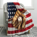 Jekeno American Flag Baseball Gifts For Men Boys Girls Women, Usa Flag Throw Blankets Sport Gifts For Softball Players, Christma