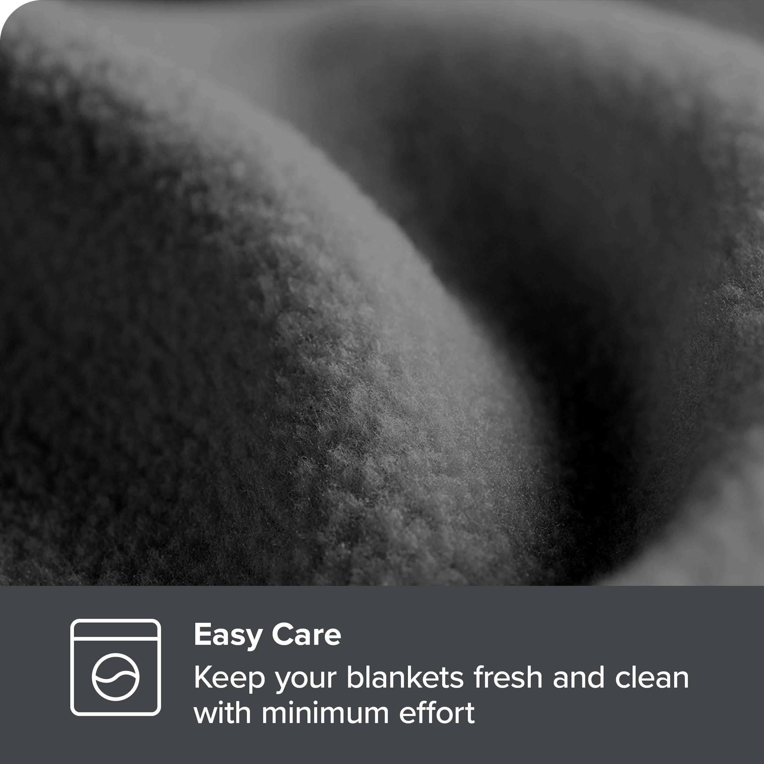 Bare Home Polar Fleece Blanket - Throw Blanket - Warm & Cozy - Premium Fleece Blanket - Blanket For Bed, Sofa, Camping, Travel A
