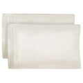 Dreamcare Queen Size Microfiber Pillowcases Set Of 2 - Soft, Breathable, Cooling, Ivory