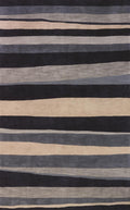 Dalyn Rugs Studio Area Rug, 9' X 13', Navy, Blue, Light Blue, Cream