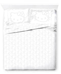 Jay Franco Hello Kitty Zodiac And Stars Full Size Sheet Set - Super Soft 4 Piece Bedding Set - Microfiber Sheets Includes Revers