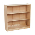 ECR4Kids Classic Bookcase, 36in, Adjustable Bookshelf, Natural