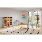 Safco Products Steel Stool Standard Height, Silver
