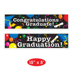Beistle Graduation Banners With Assorted Designs