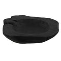 Bare Decor Lomax Wooden Decorative Bowl, Hand Made from Teak Root, Black, 15''