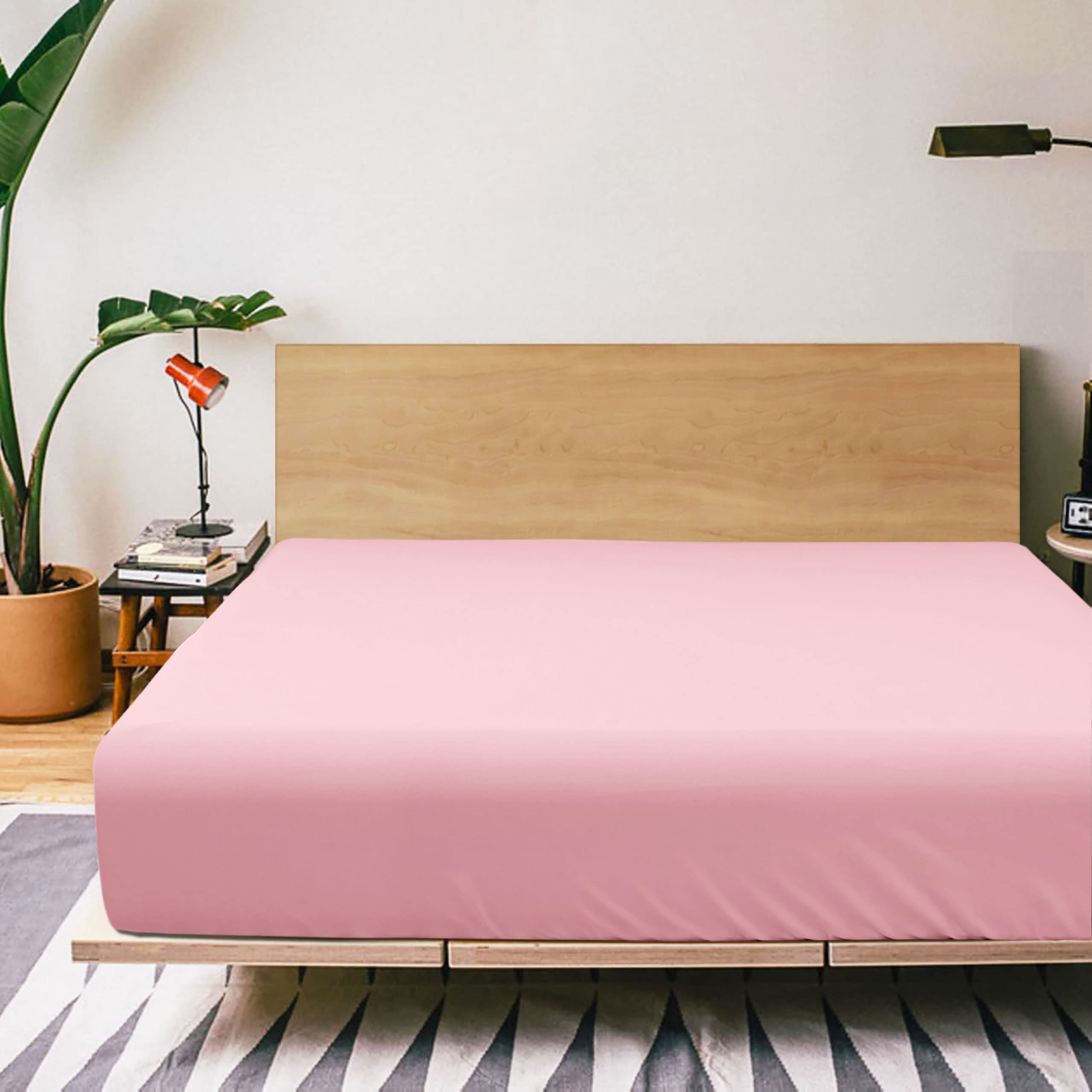 FLXXIE Fitted Sheet Full - Bottom Sheet - Microfiber Deep Pocket up to 15inch Full Size Fitted Sheet - Soft and Wrinkle, Fade, S