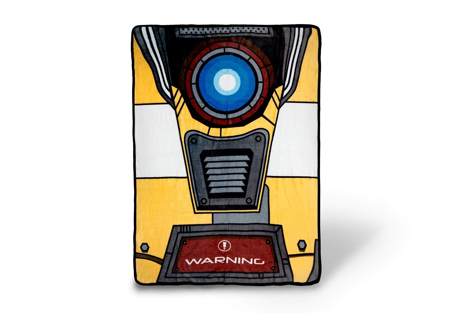 Official Borderlands Claptrap Fleece Throw Blanket - 45X60-Inch Cozy Accessory - Perfect For Bed, Couch, Chair - Fuzzy Lightweig