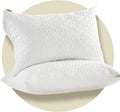CoolShields Waterproof Pillow Protector Zippered (4 Pack) Queen, Hypoallergenic Pillow Cover for a Better Sleep, Premium Pillowc