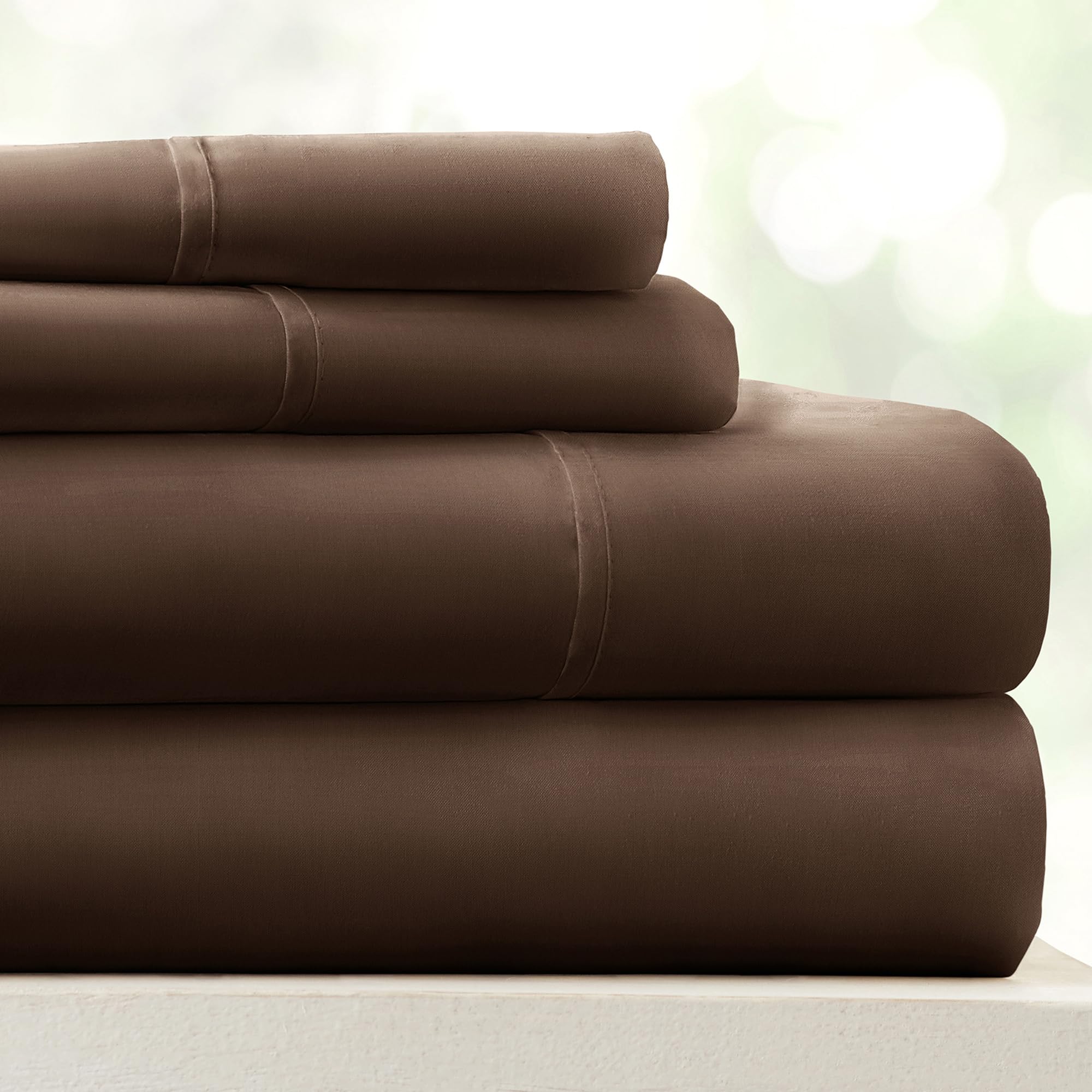 Linen Market Bed Sheets For Twin Size Bed (Chocolate) - Sleep Better Than Ever With These Soft And Cooling Twin Sheets - Deep Po
