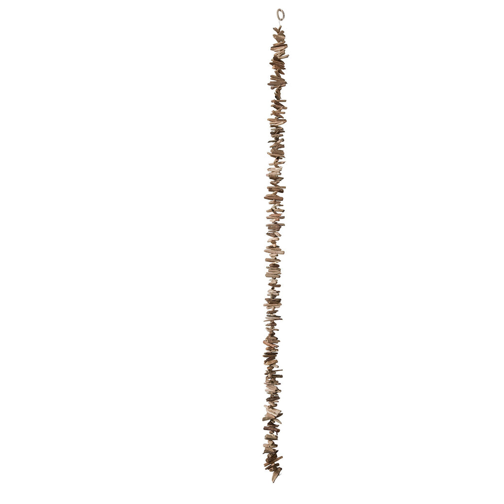 Creative Co-Op 70'' Natural Driftwood Garland,Brown