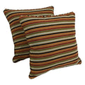 Blazing Needles Corded Jacquard Chenille Floor Pillows (Set of 2), 25", Cadillac