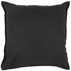 Rizzy Home T3427C Decorative Pillow, 20" x 20", Black