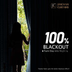 Jinchan 100% Blackout Boho Curtains 96 Inch Length For Bedroom White On Blue Geometric Printed Grommet Top Room Darkening Thermal Insulated Window Drapes 2 Panels