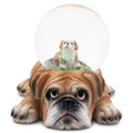 Elanze Designs English Bulldog Mother and Baby Miniature 45MM Sturdy Polyresin Magical Whimsical Tabletop Dresser Nightstand Gli