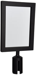 Winco Cgsf-12K Stanchion Top Sign Frame, Black,Medium