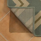 HomeRoots 5' x 8' Brown Abstract Indoor Outdoor Area Rug