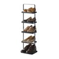 Yamazaki Home, Tall | Steel Shoe Rack, Black