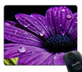 Smooffly Mouse Pad Purple Daisy Rectangle Mouse Mat Design Natural Eco Rubber Computer Desk Stationery Accessories Mouse Pads Fo