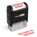 Return To Sender Self Inking Rubber Stamp - Red Ink
