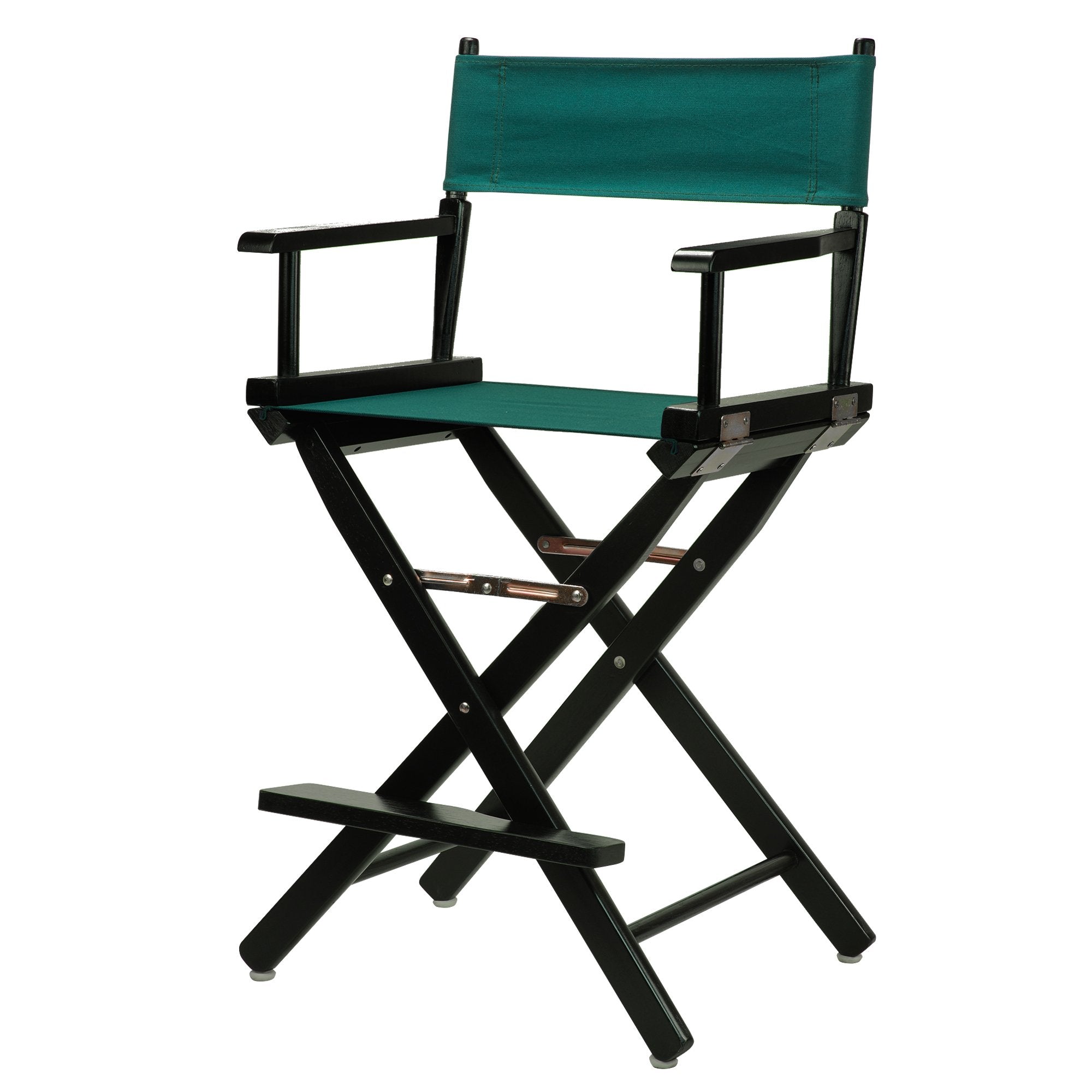 Casual Home 24 Directors Chair Black Frame-with Hunter Green Canvas, Counter Height
