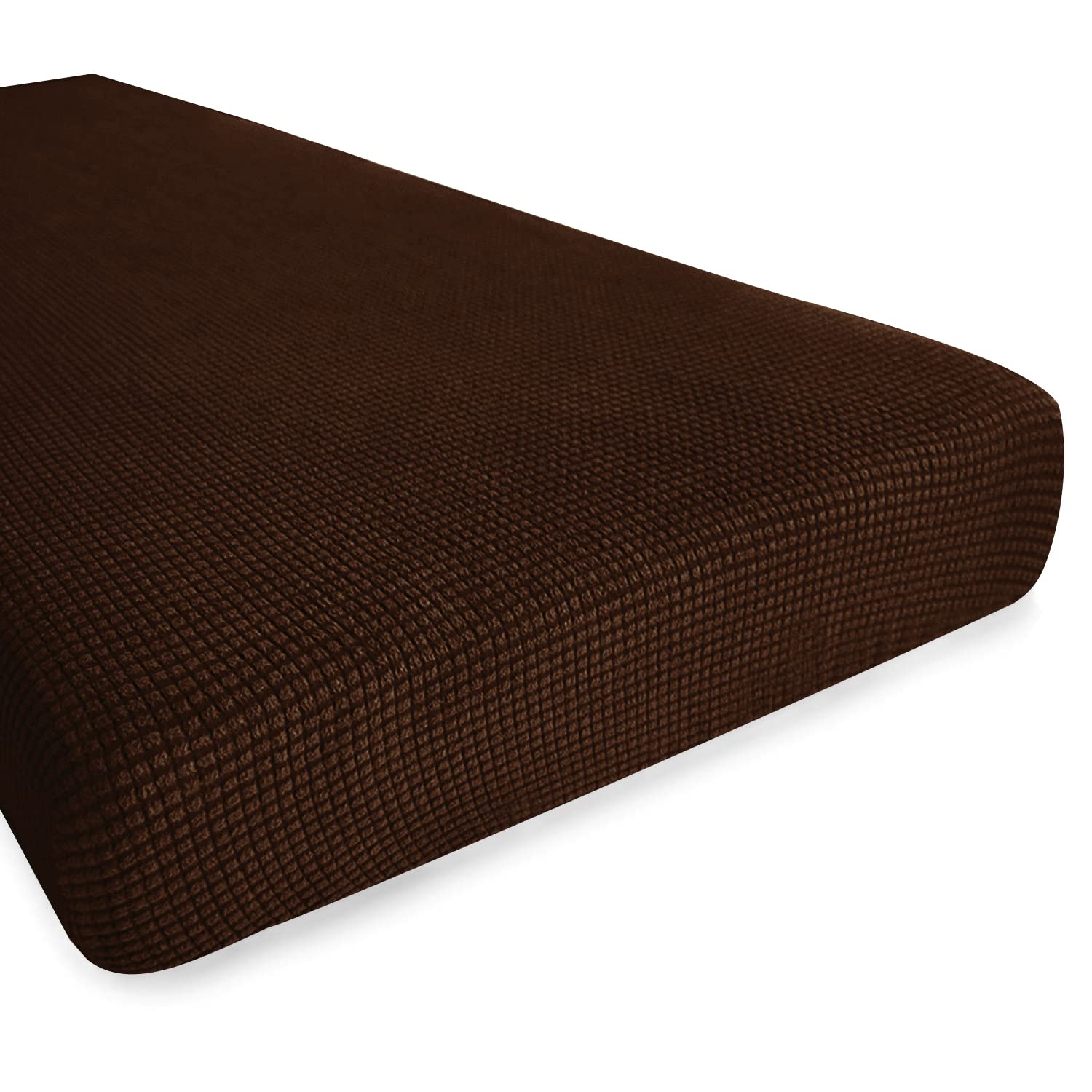 Hokway Couch Cushion Covers Stretch Cushion Covers Sofa Seat Cushion Slipcover Cushion Protector(Chocolate, Medium)