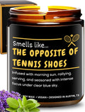 Funny Tennis Candle, Unique Tennis Gifts for Men & Women, Perfect Tennis Gift for Him or Her, Gifts for a Tennis Coach & Player,