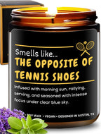 Funny Tennis Candle, Unique Tennis Gifts for Men & Women, Perfect Tennis Gift for Him or Her, Gifts for a Tennis Coach & Player,