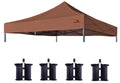 Scocanopy Commercial 8X8 Canopy Replacement Canopy Top,Canopy Cover Only (Brown)