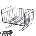 Arura (Label) Metal Multipurpose Under Hanging Shelves Basket Hanger For Kitchen Bathroom Office Cupboard Cabinet Storage Organi
