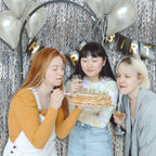 Silver Foil Fringe Tinsel Backdrop - Metallic Tinsel Streamers Curtains Streamer Backdrop Party Backdrop For Prom Decorations Da