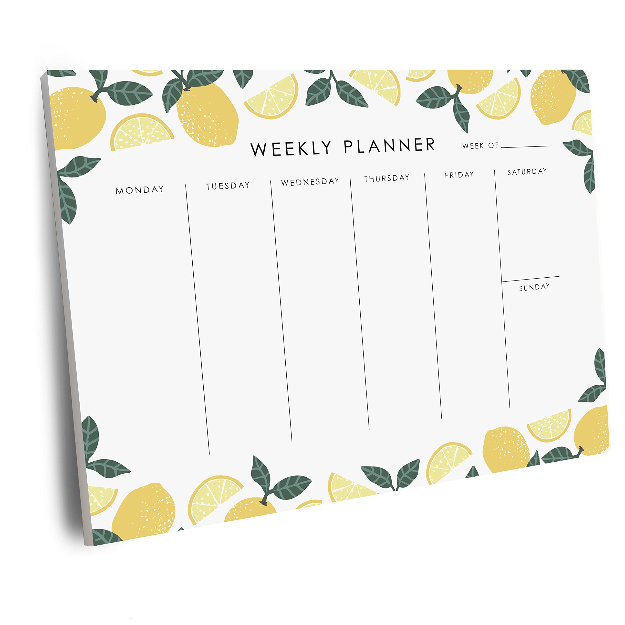 Weekly Planner Notepad - 9X7    Inches, 52 Tear Off Sheets - Undated Desk Planner Pad Calendar Notepad Organizer For Weekly To D
