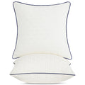 Oubonun 22x22 Pillow Inserts Set of 2 - Square Decorative Throw Pillows for Couch Bed Sofa Living Room Indoor 22 by 22 Pillow In