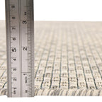 Unique Loom Collection Casual Transitional Solid Heathered Indoor/Outdoor Flatweave Area Rug (3' 3'' Round, Light Gray/Ivory)