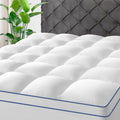 Kayfia King Mattress Topper,Extra Thick Mattress Pad Cover For Deep Sleep,3D+7D Snow Down Alternative Fill Overfilled Plush Pill