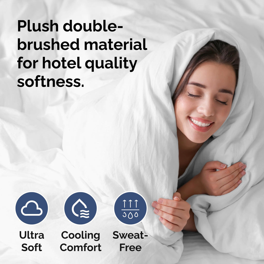 Duvet Cover Twin Size Set - Extra Soft Twin/Twin Xl Size Duvet Cover - 68' X 90' Twin Duvet Cover W/ 1 Pillow Sham - Easy Care & Fade Free - Hotel Luxury Duvet Cover W/ Zipper Closures & Ties (Wheat)