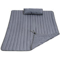 Lazy Daze Hammocks 2 Person Hammock Pad with Pillow, Double Polyester Quilted 78 x55 Replacement Hammock Pad for Rope Hammock, G