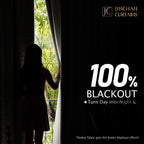 Jinchan 100% Blackout Boho Curtains 72 Inches Long For Bedroom Living Room Golden Geometric Foil Printed Grommet Top Room Darkening Thermal Insulated Window Drapes Off White 52X72 2 Panels