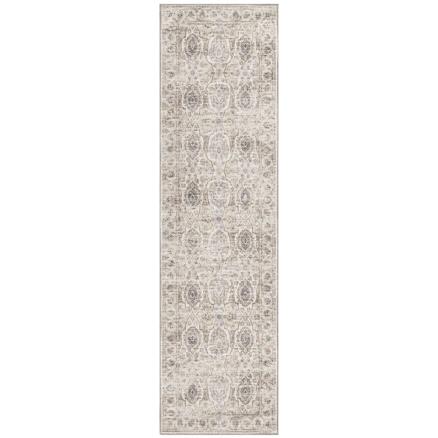 Marbella Mb5 Ivory Traditional Rug Runner 2' 3" X 7 ' 6"