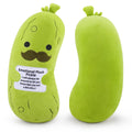 Sprinqdawin Emotional Plush Pickle-20    Pickle Stuffed Animal,Plushies Cucumber Stuffed Animal with Positive Warm Words,Kawaii 