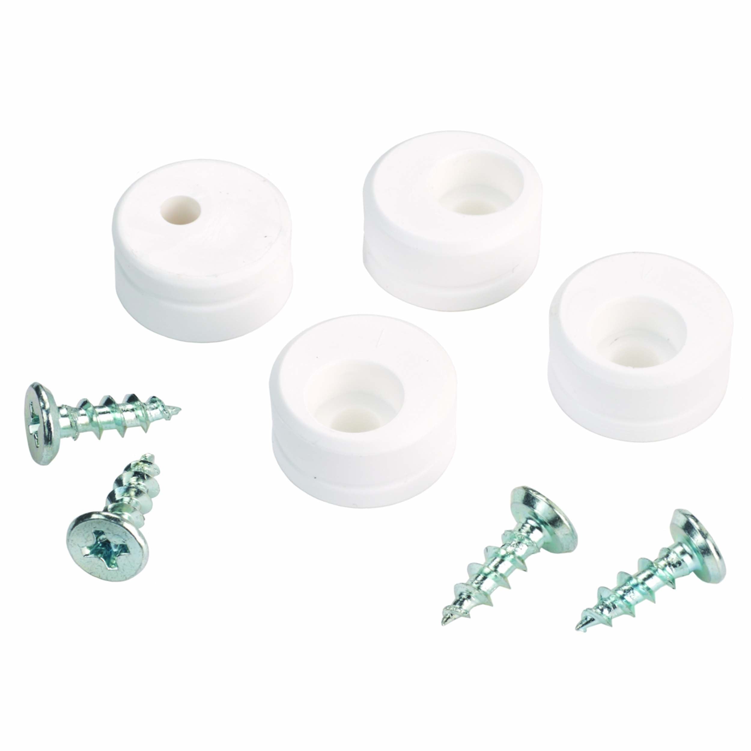 Fastcap Euro Door Stops For Inset Doors, White