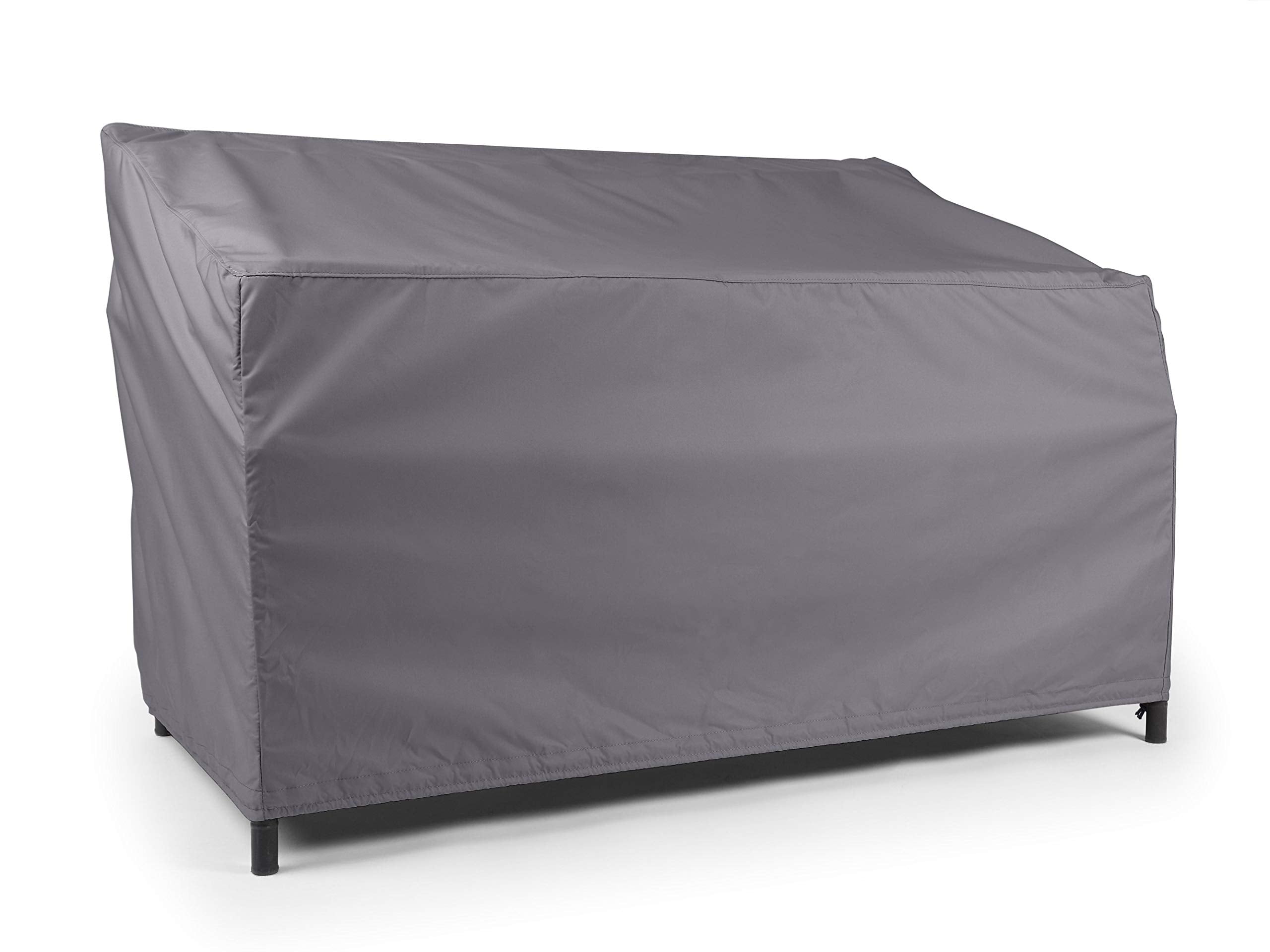 Covermates Outdoor Sofa Loveseat Cover - Water Resistant Polyester, Drawcord Hem, Mesh Vents, Seating And Chair Covers, 108W X 38D X 38H, Charcoal