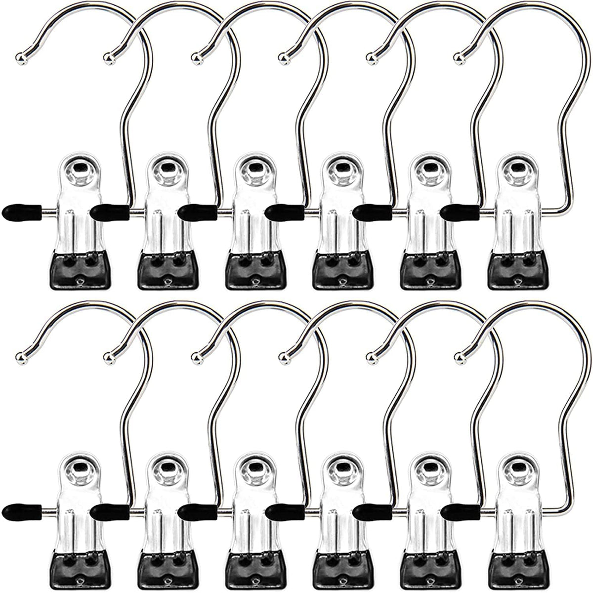 MORGHULIS Stainless Steel HeavyDuty Closet Organizer Hangers, Home Travel Hangers, for Hats, Pants, Towel, Socks, Handbags, Bag
