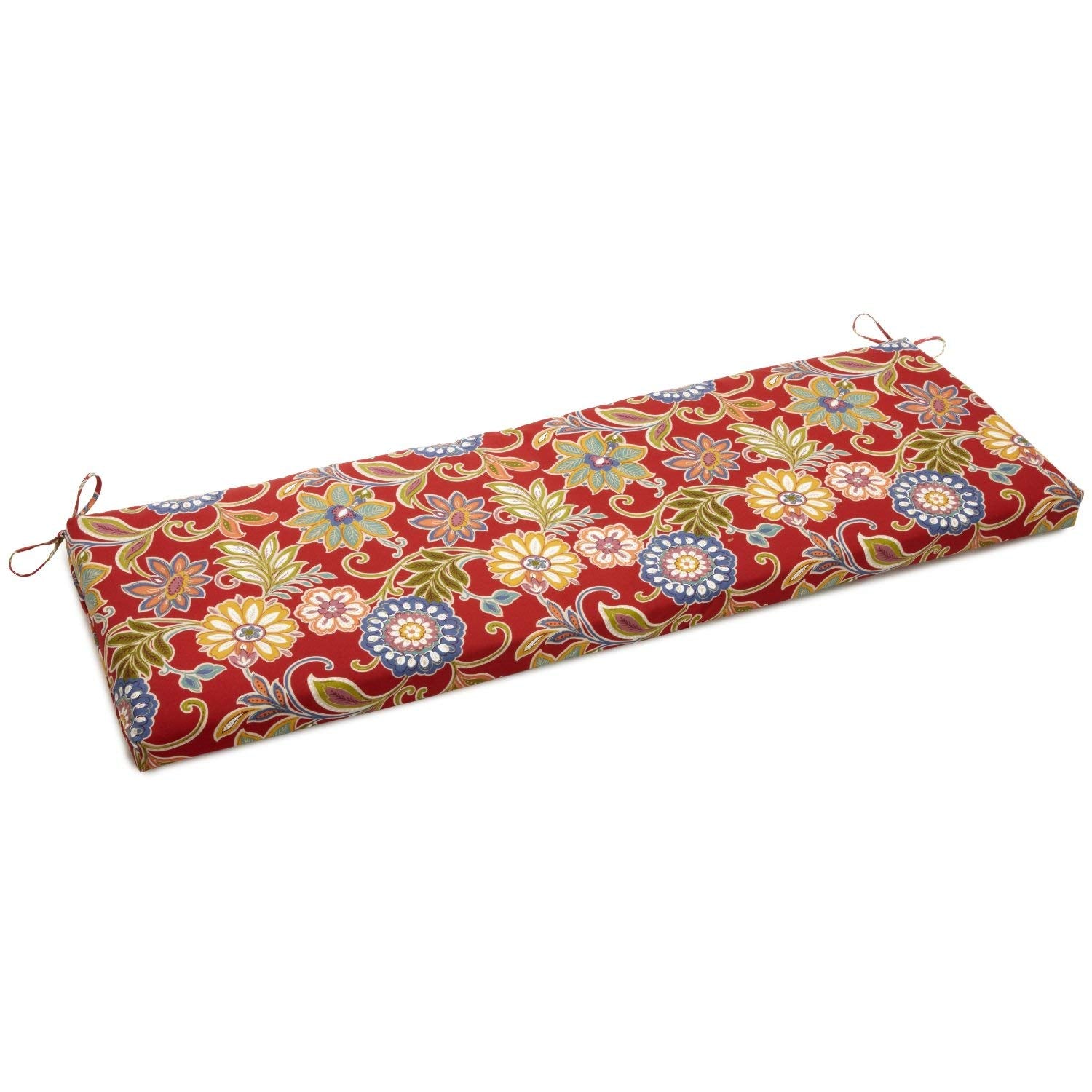 Blazing Needles Outdoor Bench Cushion, 1 Count (Pack Of 1), Alenia Pompeii