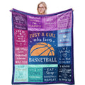 Solzien Basketball Gifts Blanket 50'X60', Basketball Gifts For Girls, Basketball Stuff For Girls, Basketball Team/Lover Gifts,