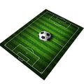 Kids Rug Football Rug Soccer Field Rug Carpet for Boys Bedroom, Playmat Area Rugs for Kids Rooms,Childrens Non-Slip Basketball R